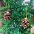 Kit 12 Pinha Enfeite Decoração De Árvore De Natal - Imagem 3