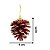 Kit 12 Pinha Enfeite Decoração De Árvore De Natal - Imagem 4