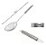 Escumadeira P/ Fritura Com Pegador Inox Pastel Batata Frita - Imagem 4