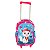 Kit Mochila Escolar Infantil De Rodinhas Menina Bolsa Resistente Impermeável Com Lancheira E Estojo - Imagem 4