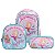 Kit Mochila Escolar Infantil De Rodinhas Menina Bolsa Resistente Impermeável Com Lancheira E Estojo - Imagem 2