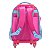 Kit Mochila Escolar Infantil De Rodinhas Menina Bolsa Resistente Impermeável Com Lancheira E Estojo - Imagem 5