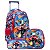 Kit Mochila Escolar Infantil De Rodinhas Menino Bolsa Resistente Impermeável Com Lancheira E Estojo - Imagem 1