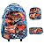 Kit Mochila Escolar Infantil De Rodinhas Menino Bolsa Resistente Impermeável Com Lancheira E Estojo - Imagem 7