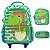 Kit Mochila Escolar Infantil Rodinhas C/ Lancheira E Estojo - Imagem 2