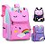 Mochila De Costas Infantil Feminina Unicórnio Menina - Imagem 1