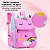 Mochila De Costas Infantil Feminina Unicórnio Menina - Imagem 6