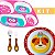 Kit Refeição Infantil Com 3 Peças Prato Com Divisorias - Imagem 2