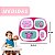 Kit Refeição Infantil Com 3 Peças Prato Com Divisorias - Imagem 4