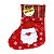 Meia Bota Enfeite Pendente De Natal Arvore Chamine Presente 22 Cm - Imagem 1