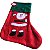 Meia De Natal De Pelúcia Para Pendurar / Mochila / Decoração De Natal Para Casa - Imagem 1