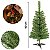 Árvore De Natal Verde Tradicional Pinheiro Tamanho 120cm/150cm/180cm Fosco Ou Semi Brilho - Imagem 2
