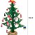 Enfeite De Mesa Natalino Mini Arvore De Natal Em Madeira - Imagem 11