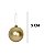 Kit 12 Bolinha De Natal Enfeite Para Arvore Vermelha E Dourada 5cm - Imagem 5