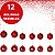 Kit 12 Bolinha De Natal Enfeite Para Arvore Vermelha E Dourada 5cm - Imagem 1