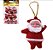 Kit 12 Enfeites Árvore De Natal Papai Noel Vermelho Veludo - Imagem 6