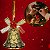 Kit 12 Enfeites De Natal Mini Sino Decoração Pendente Árvore - Imagem 8