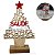 Mini Arvore De Natal Enfeite De Madeira Com Luzes De Led - Imagem 5