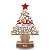 Mini Arvore De Natal Enfeite De Madeira Com Luzes De Led - Imagem 1