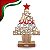 Mini Arvore De Natal Enfeite De Madeira Com Luzes De Led - Imagem 2