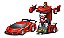 Carrinho De Controle Remoto Transformers Bugatti Vira Robô - Imagem 9