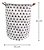 Q-2432-cesto Para Roupa Suja-tamanho:35cmx45cm-material:pano E Eva - Imagem 7