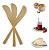 3 Mini Espatulas De Bambu - Manteiga Pastas Geleia Homus Mel - Imagem 3