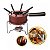 Conjunto Para Fondue E Petiscos Vermelho 10pçs - Imagem 4