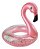 Boia Flamingo Rose Gold Inflável Com Glitter Para Blogueirinhas - Imagem 5