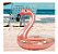 Boia Flamingo Rose Gold Inflável Com Glitter Para Blogueirinhas - Imagem 7