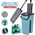 Rodo Flat Mop E Balde Lava E Seca Profissional - Imagem 1