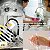 Torneira Gourmet Flexível De Parede Metal Inox Cozinha Gourmet Chuveirinho Cozinha Parede - Imagem 4