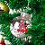 Kit 12 Bola De Natal Transparente Com 8cm - Imagem 1
