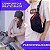Pochete Impermeável Slim Doleira Cinta Fitness Celular 7 Polegadas Corrida Academia Sport - Imagem 2