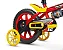 Bicicleta Infantil Bike 3 a 5 Anos Nathor Aro 12 Masculina Menino - Motor X Vermelho - Imagem 3