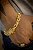 PULSEIRA CADEADO QUINA CUSTA DE 12MM - BANHADO A OURO - Imagem 4