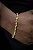 PULSEIRA CADEADO DE 4MM - MOEDA ANTIGA - Imagem 1