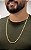 CORRENTE GRUMET DUPLA DE 4MM BANHADA A OURO 18k - Imagem 2
