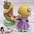 Mini Topo Rapunzel Em Biscuit (com Nome) - Imagem 4