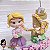 Mini Topo Rapunzel Em Biscuit (com Nome) - Imagem 5