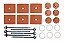 Parafuso Telha Pvc Kit De Vedacao C/20 Lux Telhas - Imagem 3