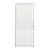 Porta Sanfonada Plástico PVC Branco Neve 2,10x0,90m Plastilit - Imagem 1