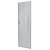 Porta Sanfonada Plástico PVC Cinza 2,10x0,90m Multilit - Imagem 3