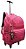 Mochila Tiracolo Feminina Em Tactel Resinado Em Diversas Cores Com Carrinho - Imagem 1