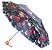 12 Unidades de Sombrinhas Mini Femininas Manuais Estampadas Cabo Reto PB 001 E - Imagem 1