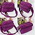 Bolsa Feminina Tiracolo Média Em Nylon Tactel Resinado Ref. 4437 - Imagem 4