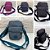 Bolsa Feminina Tiracolo Pequena Em Nylon Tactel Resinado Ref. 6117 - Imagem 3