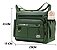 Pacote De 06 Bolsas Unissex Transversais Em Nylon Poliéster Resinado  Ref. 7907 - Imagem 3
