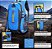 Mochila Tiracolo Mini Camping Impermeável Resistente Em Nylon Poliéster Colorida Ref. 901 - Imagem 2