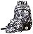 Mochilas Tiracolo + Bolsa + Nescessaire Juvenil Feminina Ref. 601s Estampada Em Nylon Resinado Ref. 601 - Imagem 1